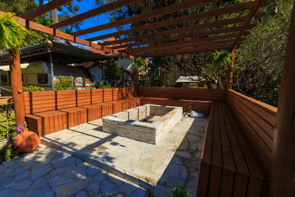 Ilustrační foto — terasa a pergola