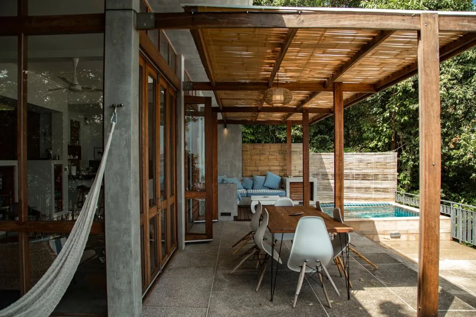 Ilustrační foto — terasa a pergola