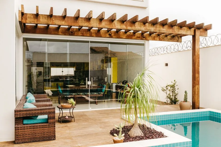 Ilustrační foto — terasa a pergola