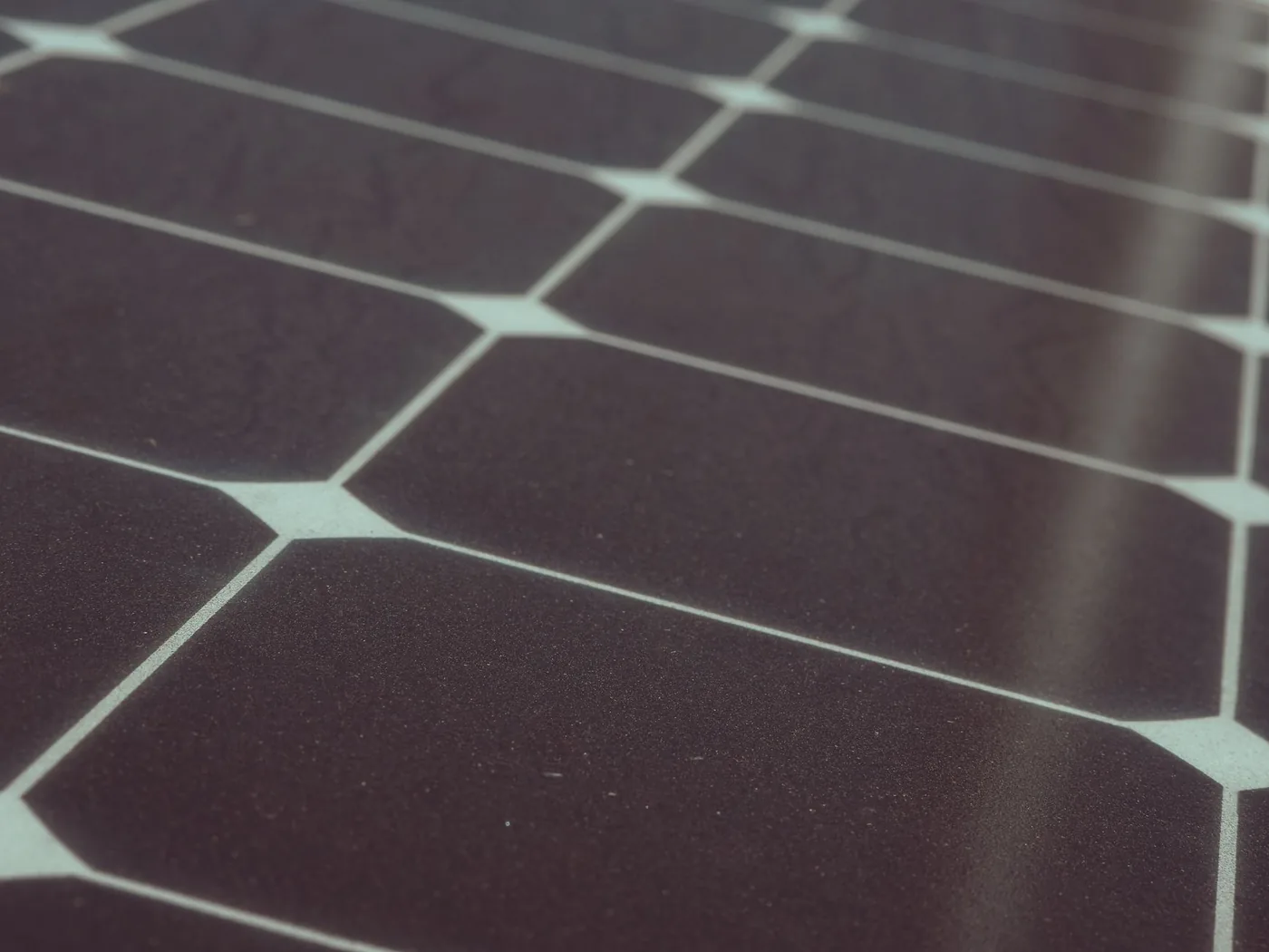 Detail fotovoltaických článků solárního panelu