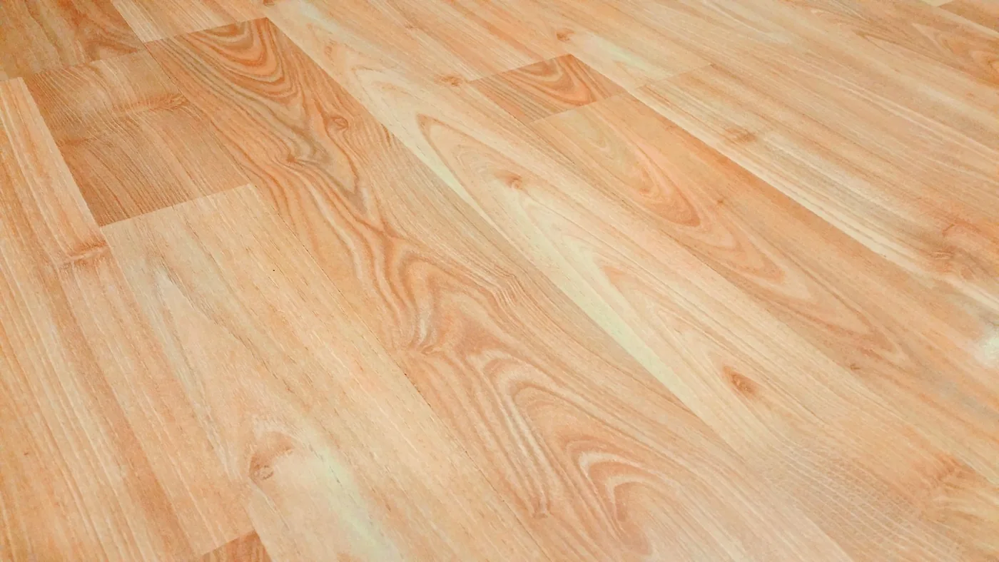 Detail struktury dřevěné podlahové krytiny