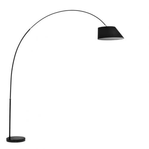 Černá kovová stojací lampa LaForma Lee