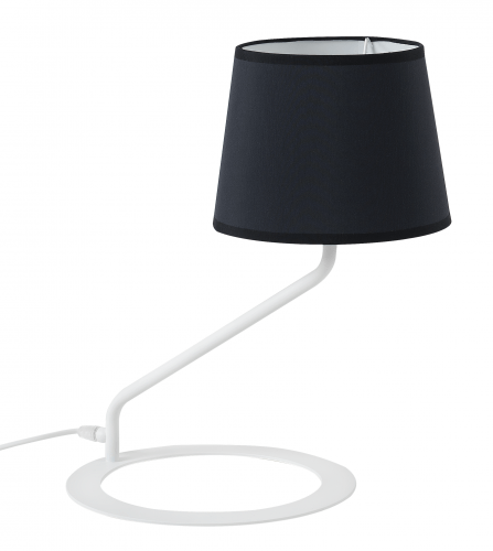 Nordic Design Černá kovová stolní lampa Shadow