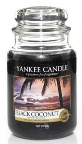 Velká vonná svíčka Yankee Candle Black Coconut