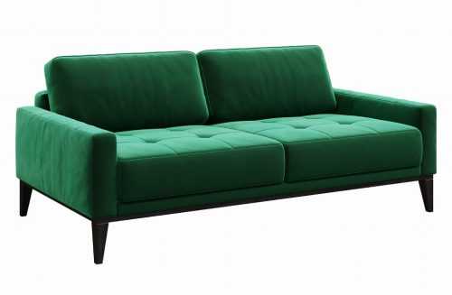 Zelená dvoumístná sametová pohovka MESONICA Musso Tufted 173 cm