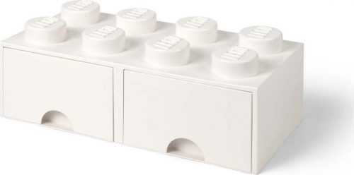 Bílý úložný box se dvěma šuplíky LEGO®
