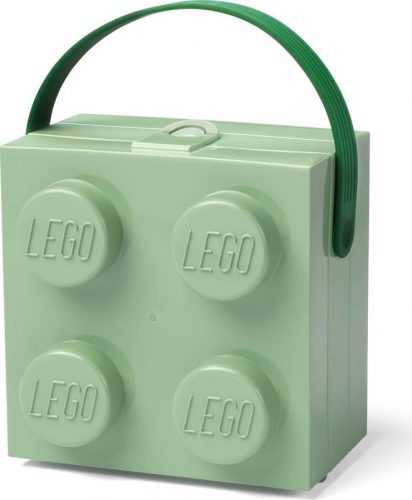 Světle zelený úložný box s rukojetí LEGO®