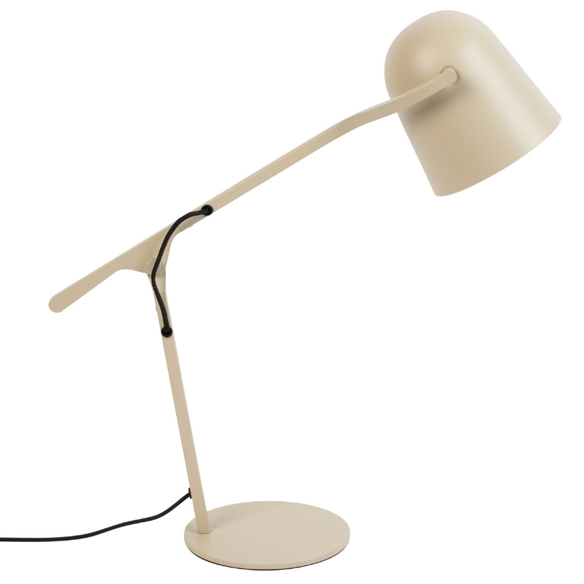 Béžová kovová stolní lampa ZUIVER LAU