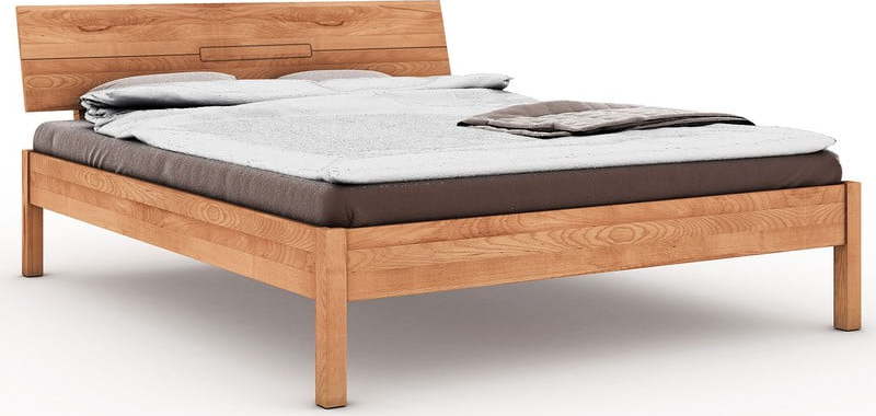Dvoulůžková postel z bukového dřeva 200x200 cm Vento - The Beds