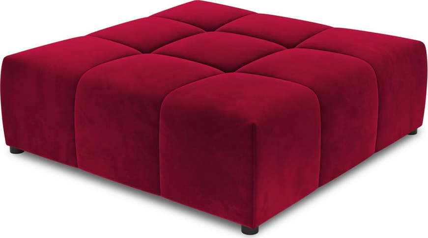 Červený sametový modul pohovky Rome Velvet - Cosmopolitan Design