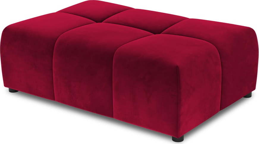 Červený sametový modul pohovky Rome Velvet - Cosmopolitan Design