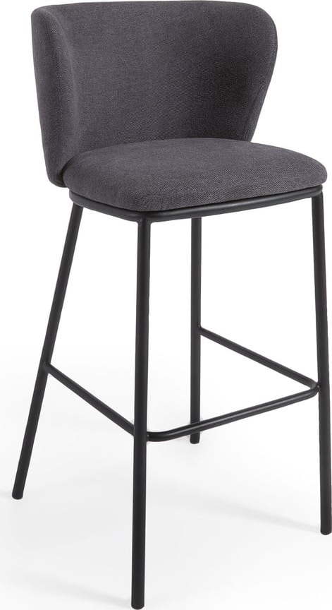 Tmavě šedé barové židle v sadě 2 ks 102 cm Ciselia – Kave Home