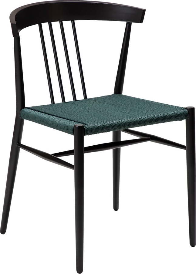 Černo-tyrkysová jídelní židle Sava – DAN-FORM Denmark