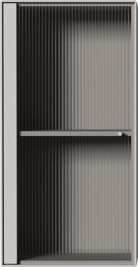 Světle šedá závěsná vitrína 46x91 cm Edge by Hammel – Hammel Furniture