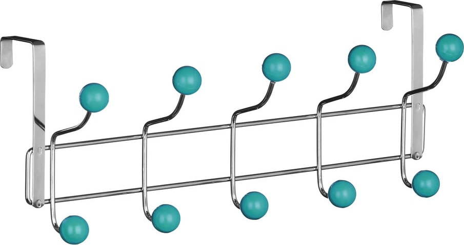 Kovový věšák na dveře v mentolovo-stříbrné barvě 41 cm – Premier Housewares