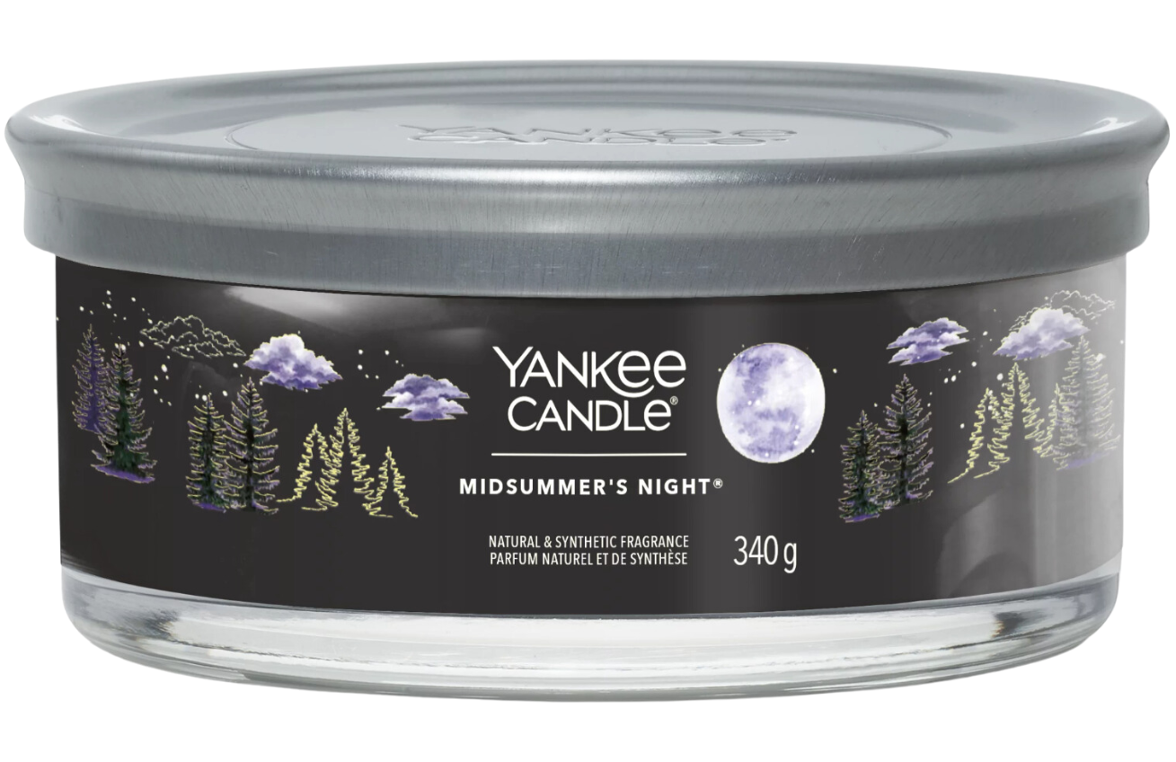 Vonná svíčka Yankee Candle Midsummer’s Night 5 knotů