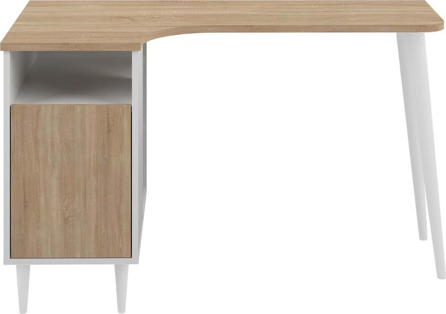 Pracovní stůl s deskou v dubovém dekoru 76x120 cm Nook – TemaHome