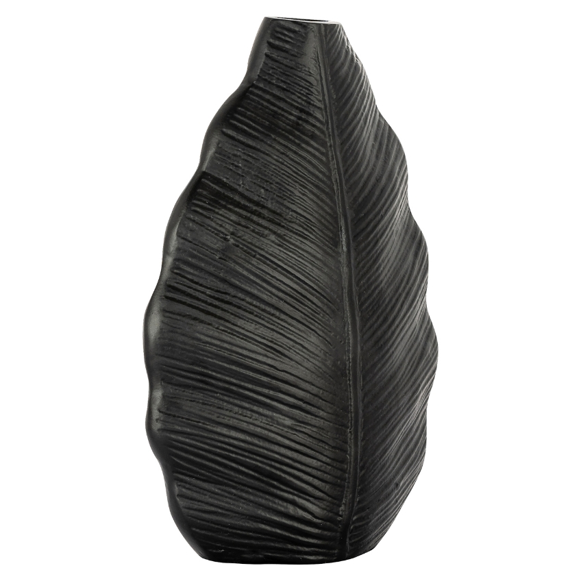 Richmond Černá kovová váza Willow 29 cm