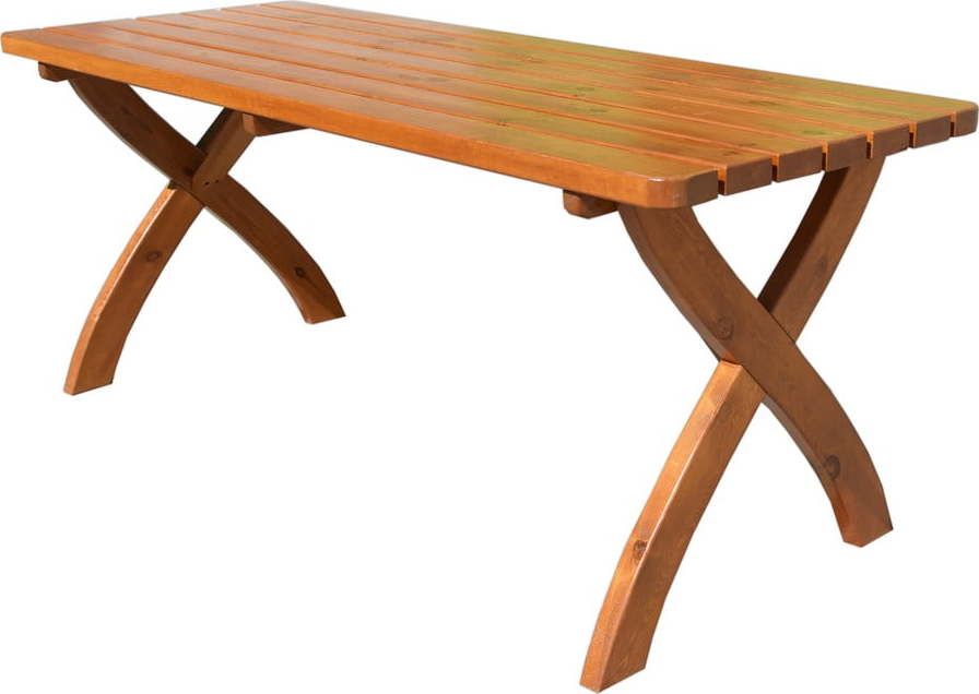 Zahradní jídelní stůl z borovicového dřeva 70x180 cm Strong – Rojaplast