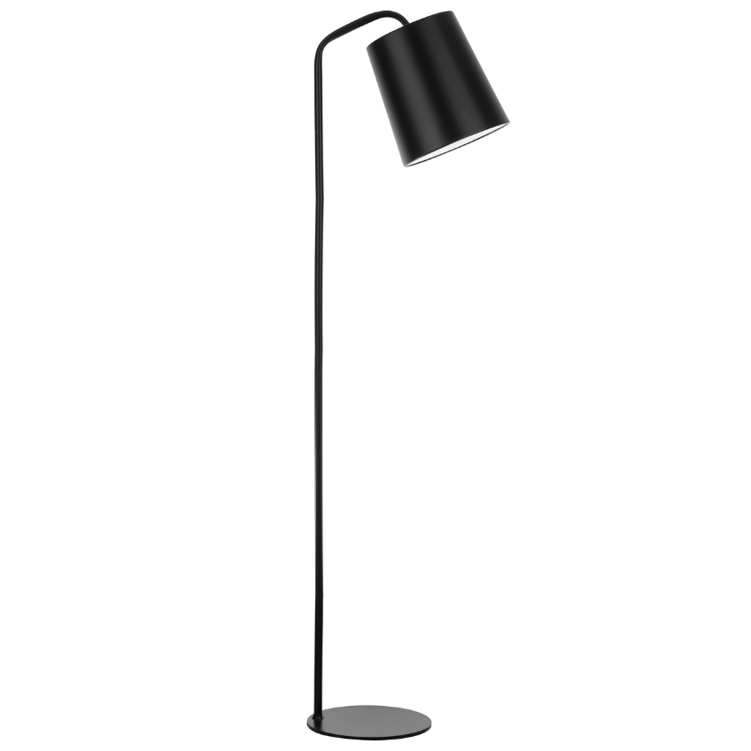 Černá kovová stojací lampa Nova Luce Stabile 188 cm