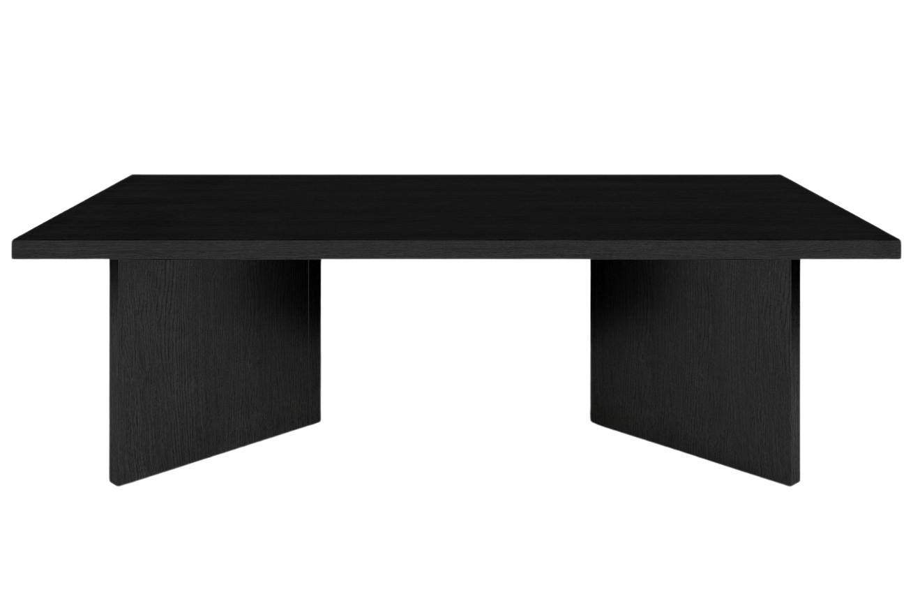 Černý dubový konferenční stolek MOJO MINIMAL 119 x 59 cm