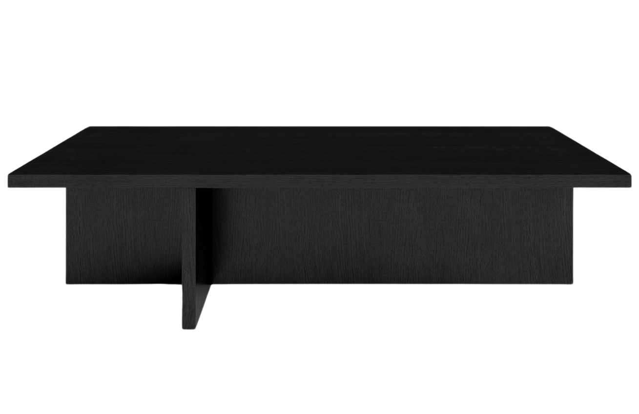 Černý dubový konferenční stolek MOJO MINIMAL II. 119 x 59 cm