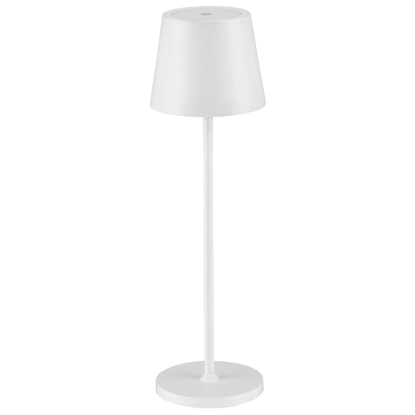Bílá kovová nabíjecí stolní LED lampa Nova Luce Seina