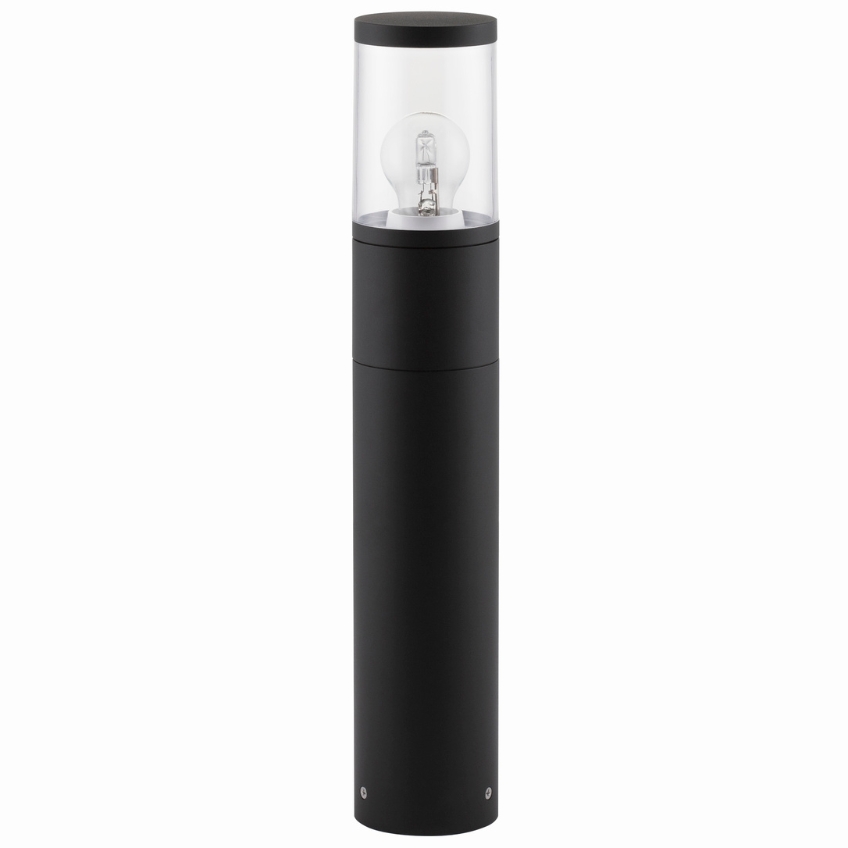 Černé kovové venkovní sloupkové světlo Nova Luce Cetera 50 cm
