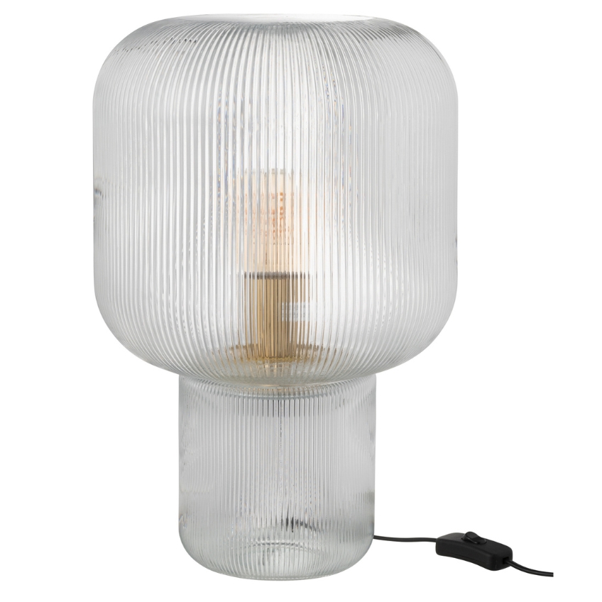 Skleněná stolní lampa J-line Gasina 29 cm