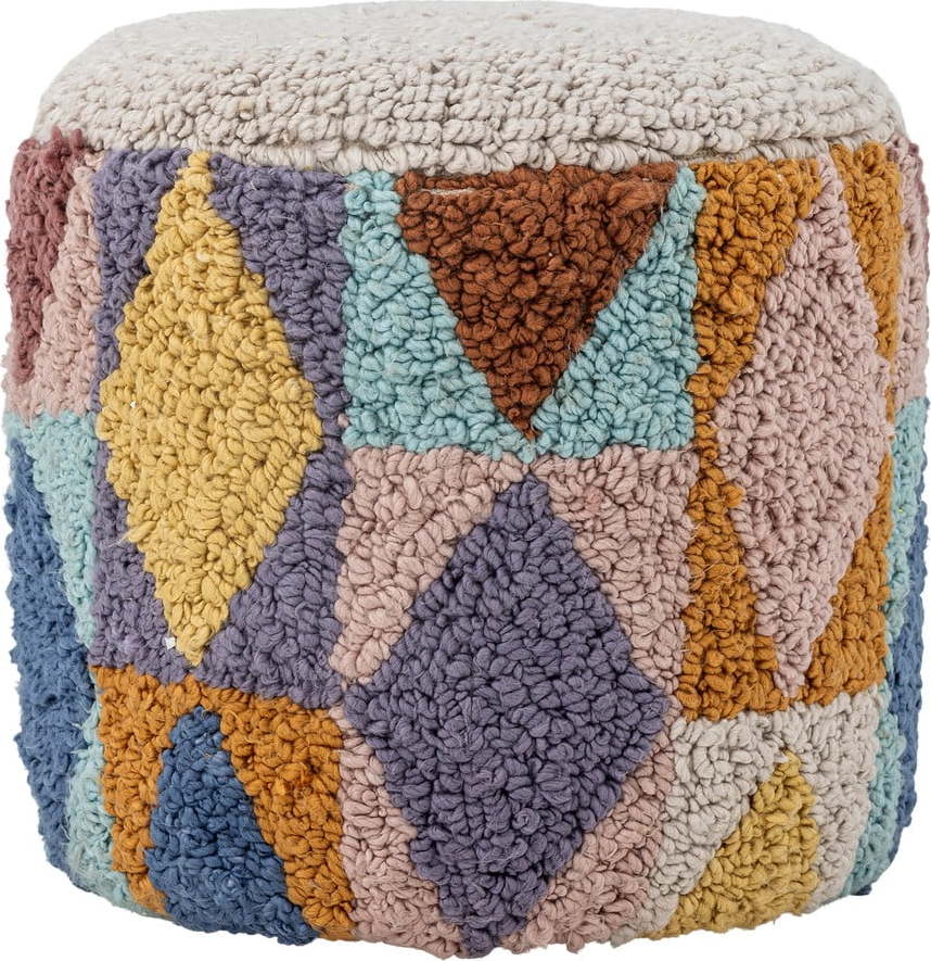 Dětský puf z textilie bouclé Miaki – Bloomingville Mini