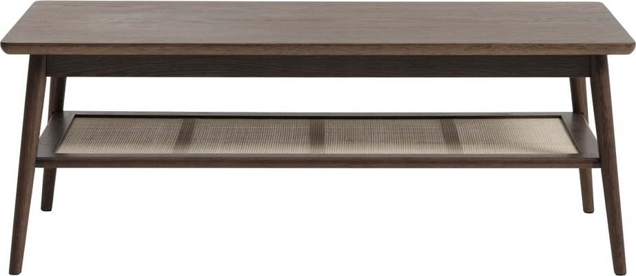 Hnědý konferenční stolek s deskou v dubovém dekoru 60x120 cm Barrali – Unique Furniture