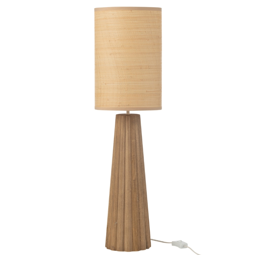 J-line Dřevěná stolní lampa J-line Baya 78 cm