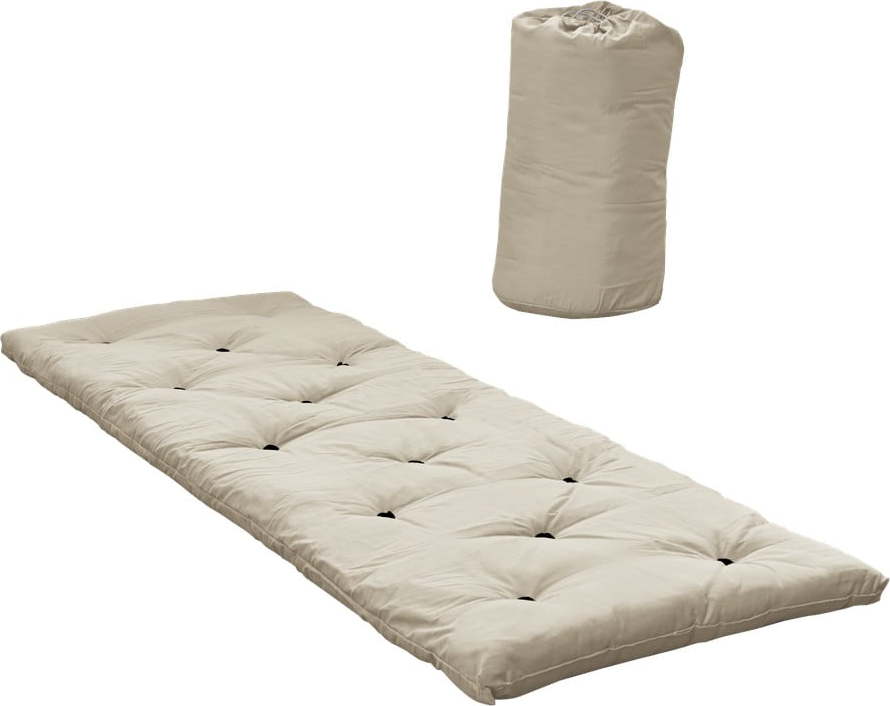 Béžová futonová matrace 70x190 cm Bed In a Bag Beige – Karup Design