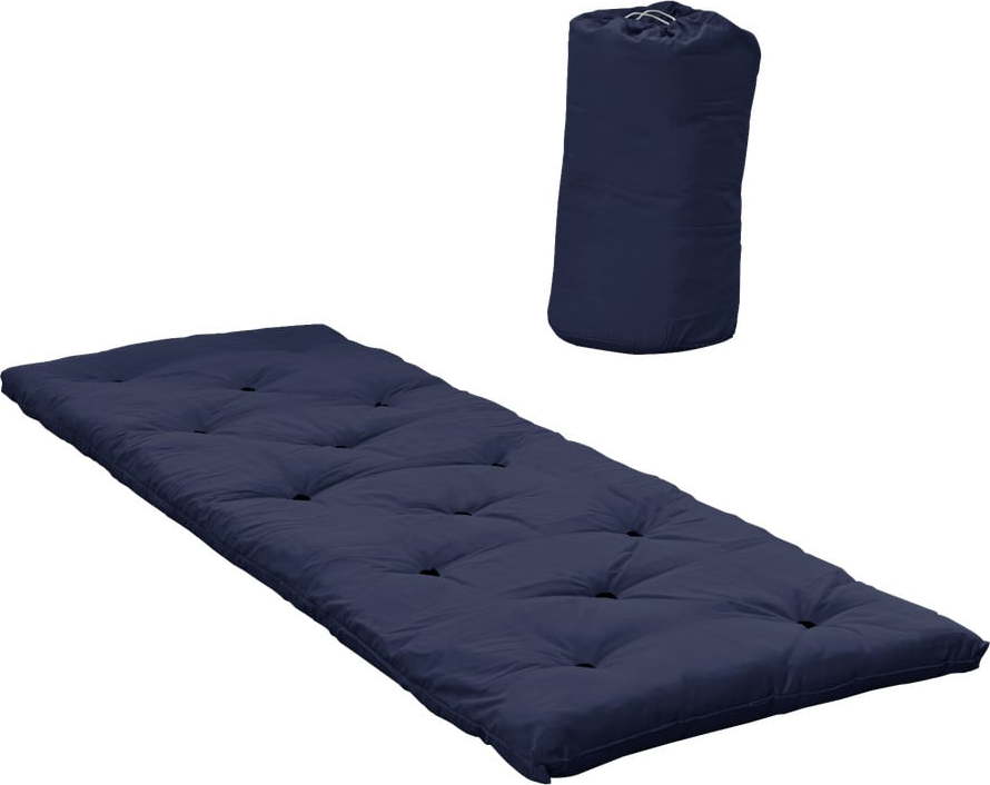 Tmavě modrá futonová matrace 70x190 cm Bed in a Bag Navy – Karup Design