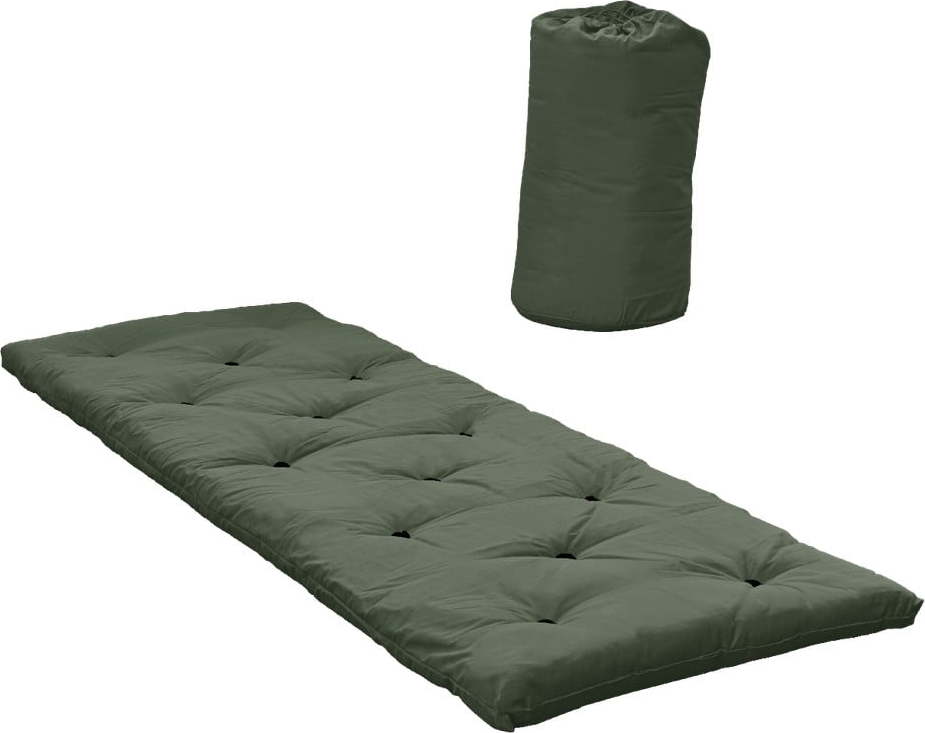 Zelená futonová matrace 70x190 cm Bed In a Bag Olive – Karup Design